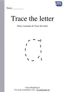 Tracing Letters- Small Letters worksheets
