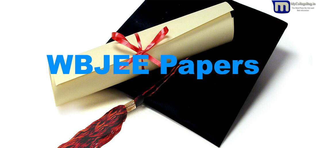 WBJEE 2018 Papers