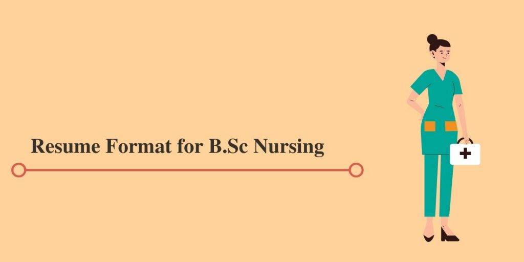 CV Format for Nursing Freshers