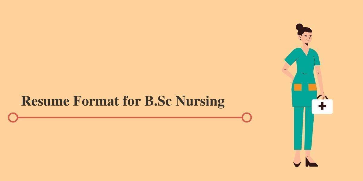 b.sc nursing resume format for freshers pdf