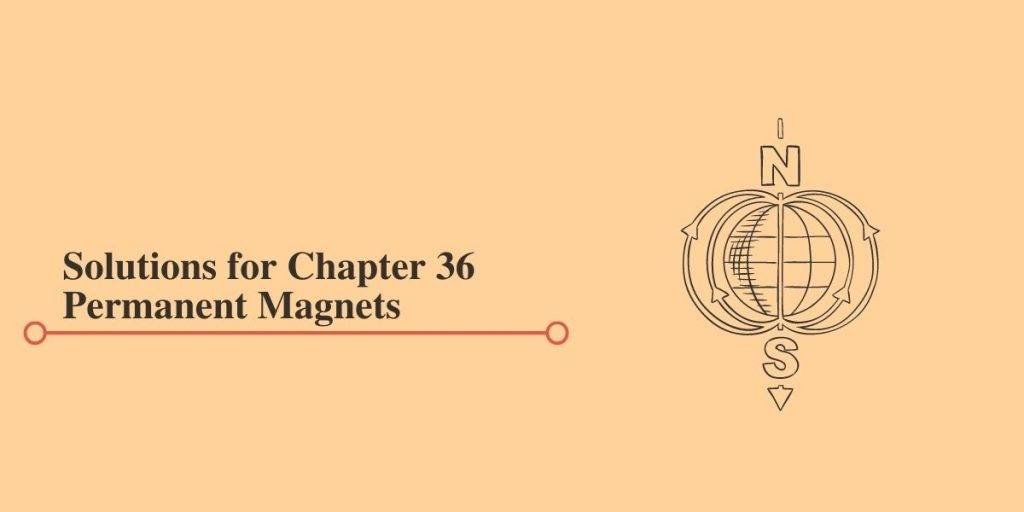 HC Verma Solutions for Chapter 36 Permanent Magnets
