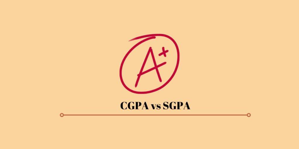 CGPA vs SGPA