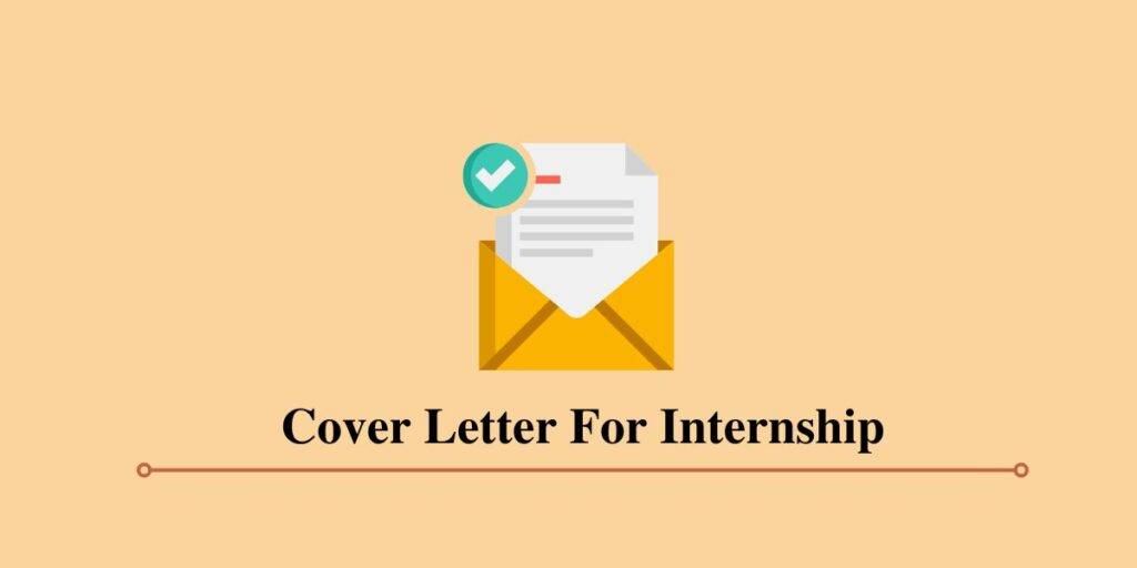 Cover Letter For Internships