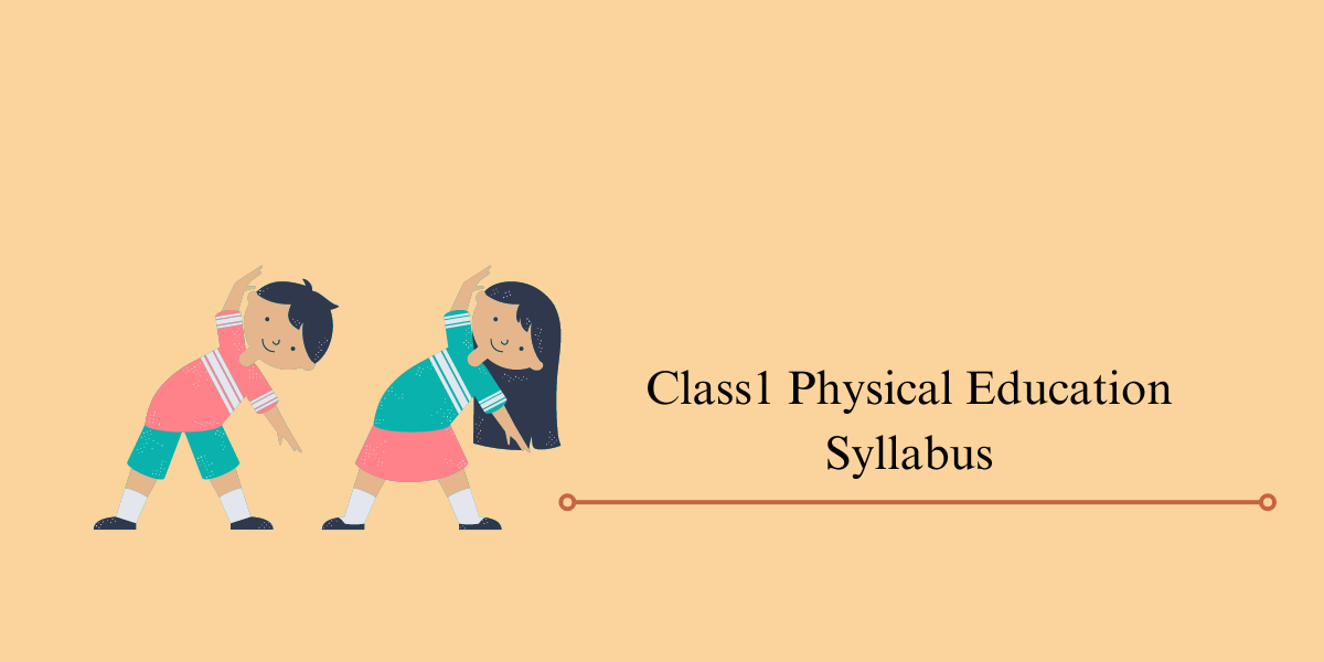 Image showing two kids doing physical education classes - represents class 1 physical education syllabus