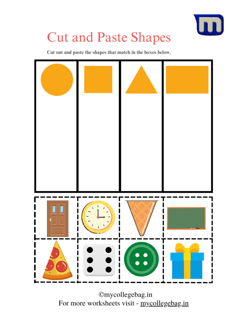 cut and paste shape based activity
